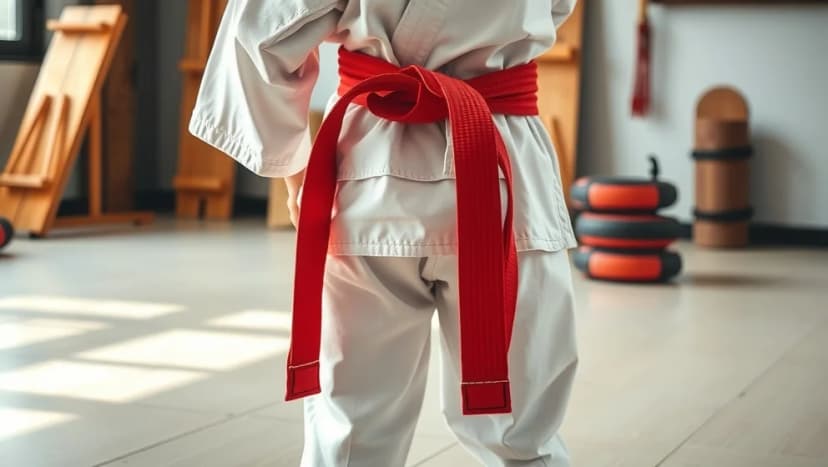 Rött bälte karate så här når du mästarnivå